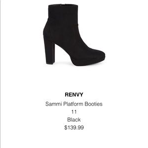 Renvy “Sammi” platform booties